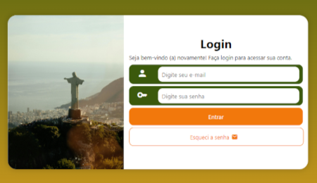 Captura de tela do Projeto Login