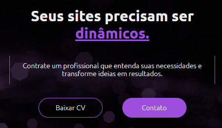 Captura de tela do Projeto Portfólio